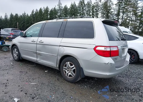 2006 Honda Odyssey Touring из США, поврежденный, VIN 5FNRL38846B053837